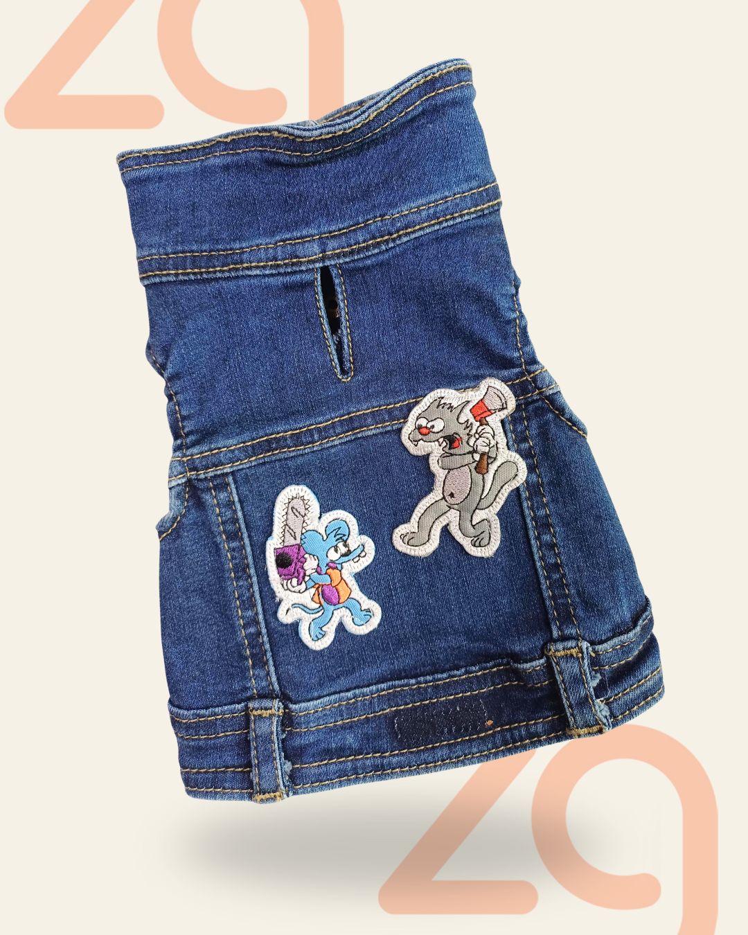 Chaleco de mezclilla para perro mini - XS