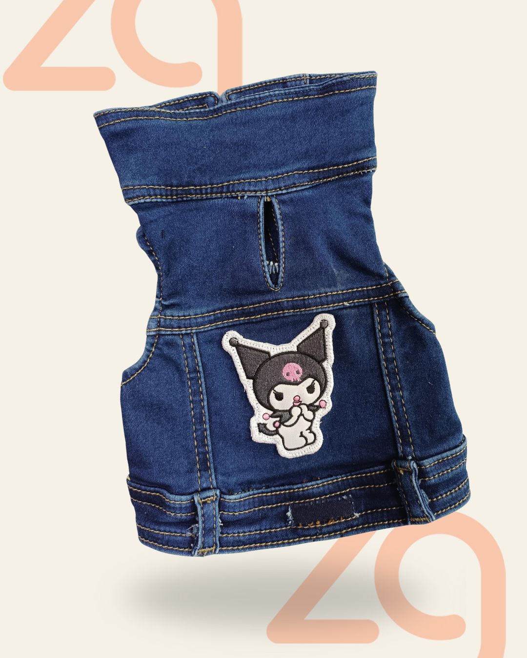 Chaleco de mezclilla para perro mini - XS