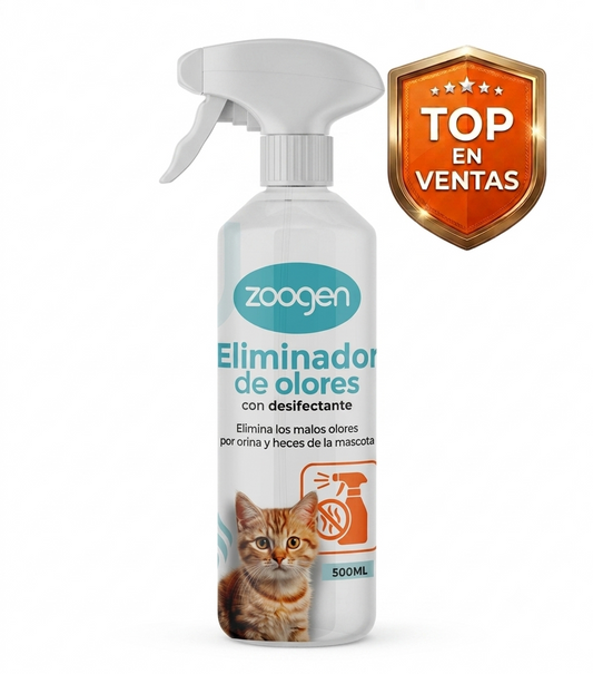 Eliminador de Olores de Gatos Zoogen: Tu Hogar Libre de Amoníaco (Sin Disfraces)
