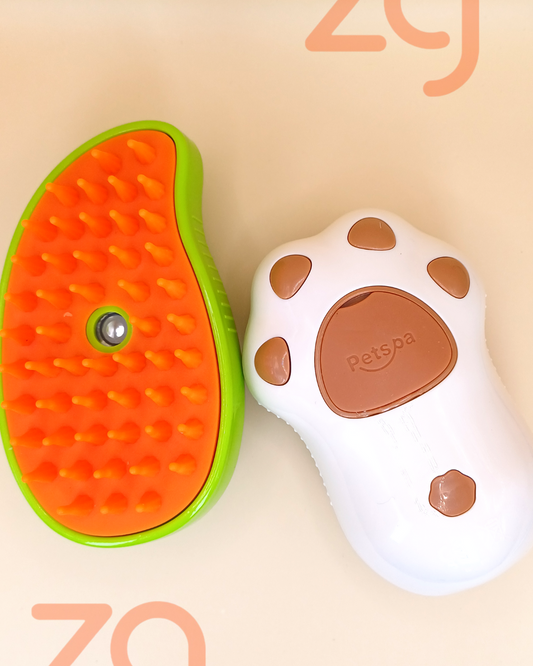 Cepillo de vapor para perro o gato