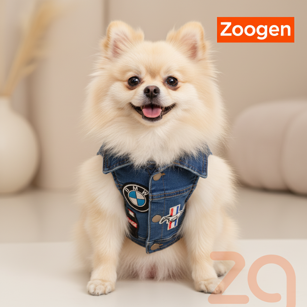 Chaleco S en pomerania - formato 1:1 con logo Zoogen
