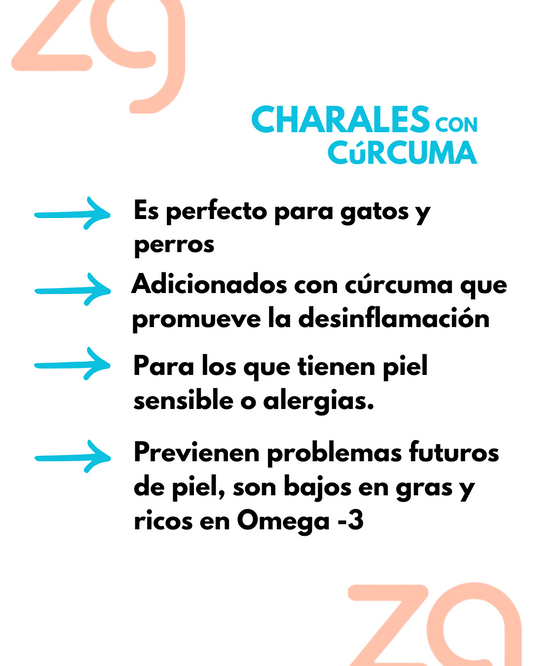Charales deshidratados con cúrcuma 35gr