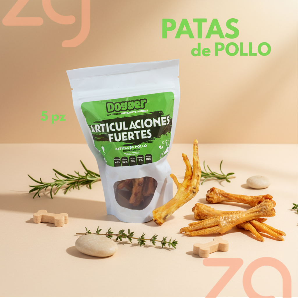 Pata de Pollo Deshidratada - Versión Mejorada