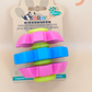 Pelota de goma para mascota con forma de engrane